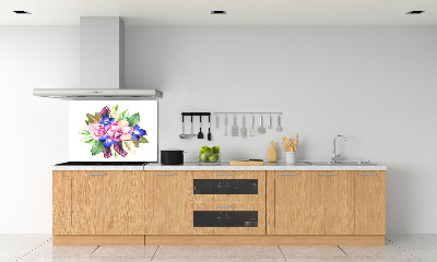Achterwand keuken Een boeket bloemen
