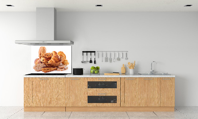 Spatscherm keuken Brood