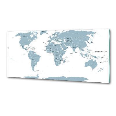 Keuken achterwand Politieke kaart