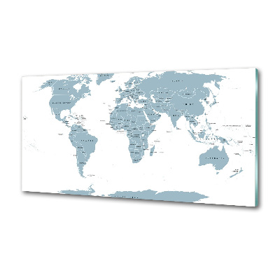 Keuken achterwand Politieke kaart