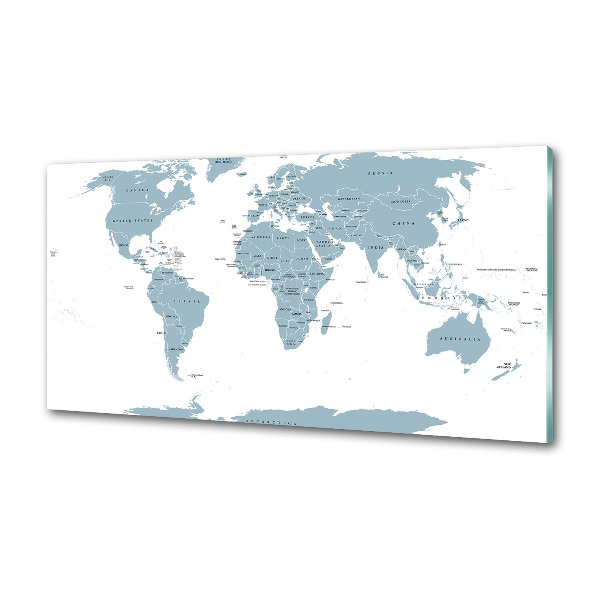 Keuken achterwand Politieke kaart