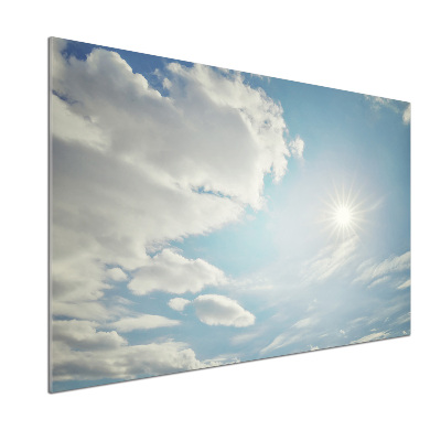 Achterwand keuken Wolken aan de hemel