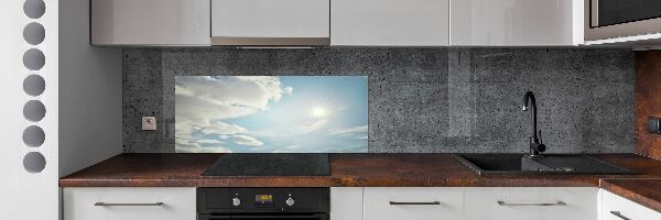 Achterwand keuken Wolken aan de hemel