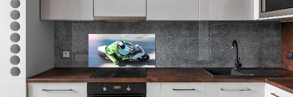 Achterwand keuken Motorrace