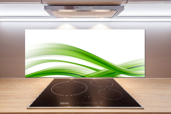 Glazen achterwand keuken Abstracte golven