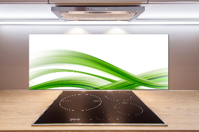 Glazen achterwand keuken Abstracte golven