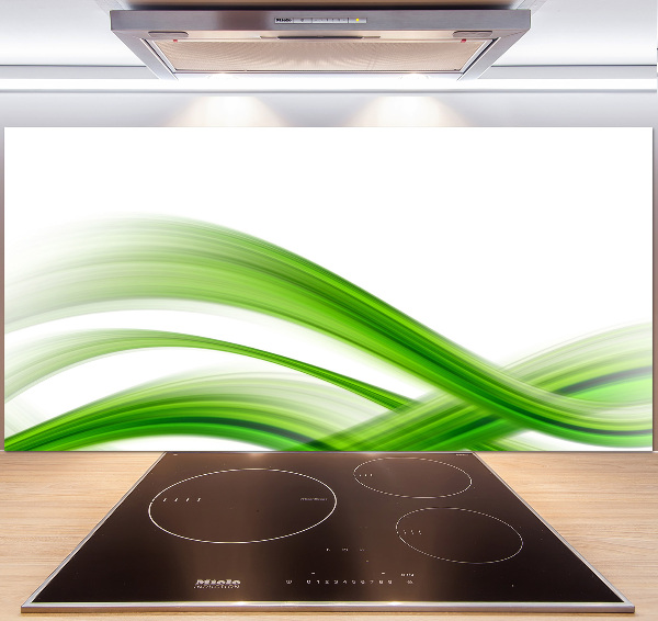 Glazen achterwand keuken Abstracte golven