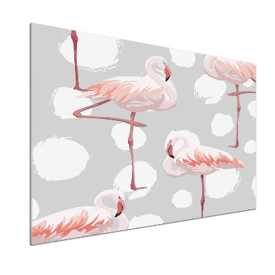 Achterwand keuken Flamingo's