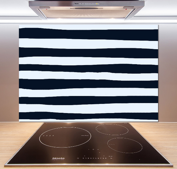 Glazen achterwand keuken Gestreepte achtergrond