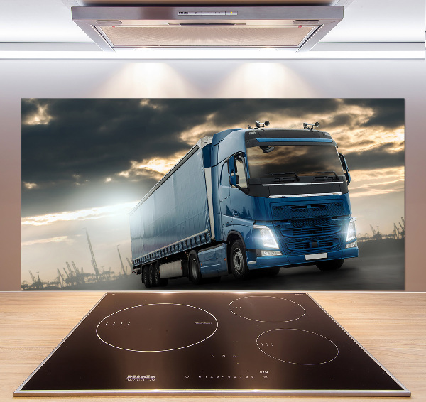 Spatplaat keuken Vrachtwagen