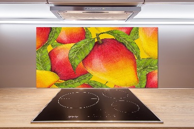 Glazen achterwand keuken Mango