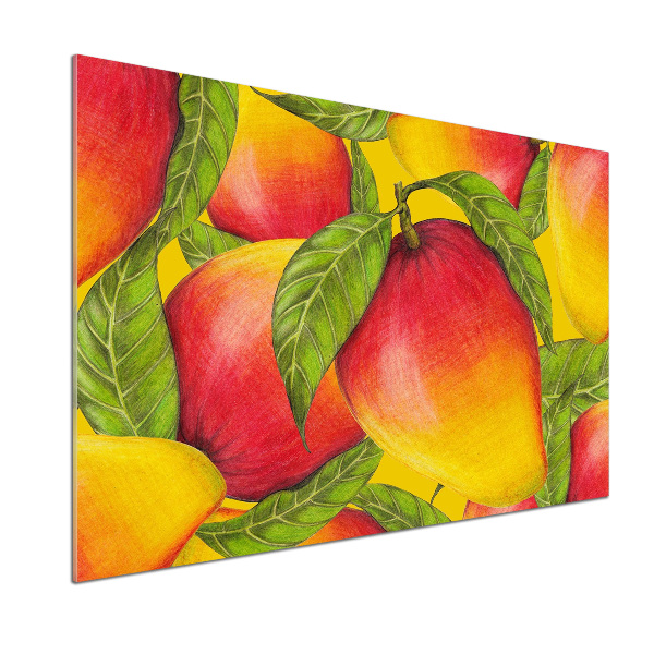 Glazen achterwand keuken Mango