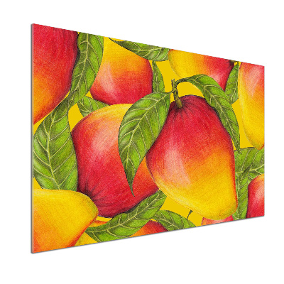 Glazen achterwand keuken Mango