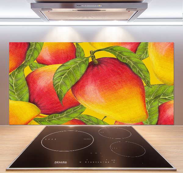 Glazen achterwand keuken Mango