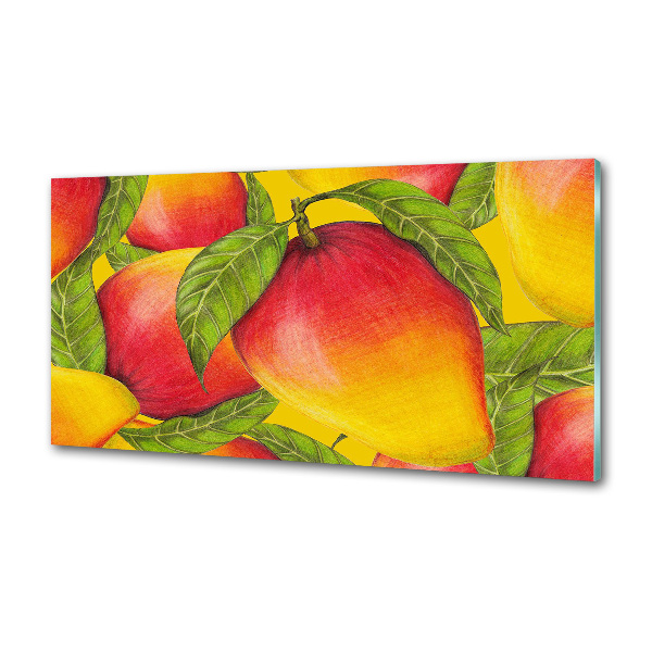 Glazen achterwand keuken Mango