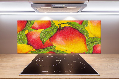 Glazen achterwand keuken Mango