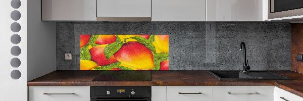 Glazen achterwand keuken Mango