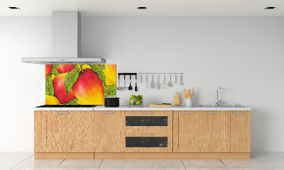 Glazen achterwand keuken Mango