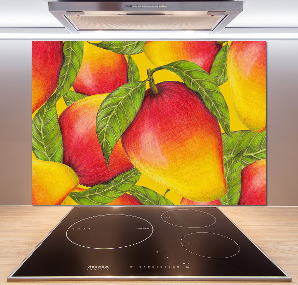 Glazen achterwand keuken Mango