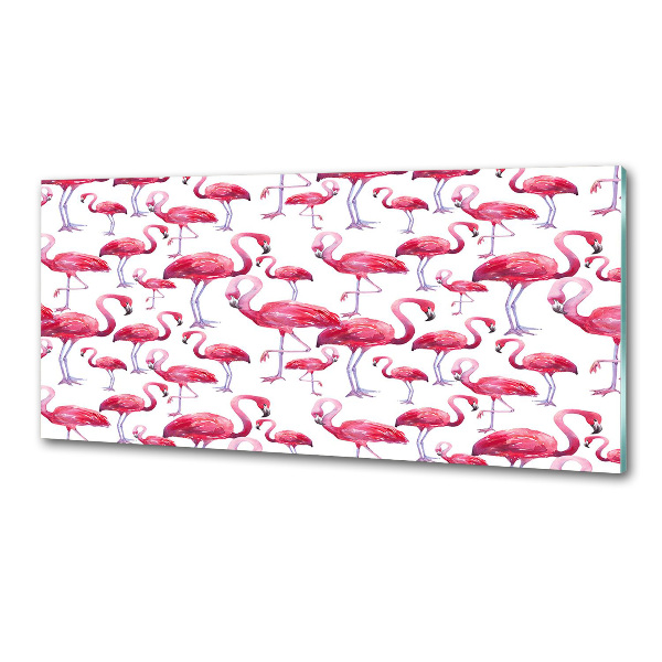 Achterwand keuken Flamingo's