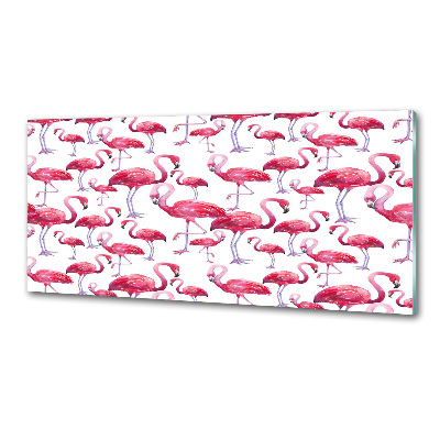Achterwand keuken Flamingo's