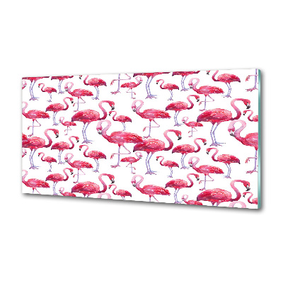 Achterwand keuken Flamingo's