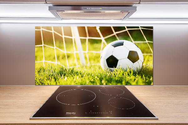 Spatplaat keuken De bal ligt in het doel.