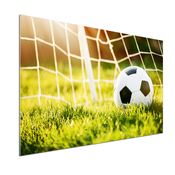 Spatplaat keuken De bal ligt in het doel.