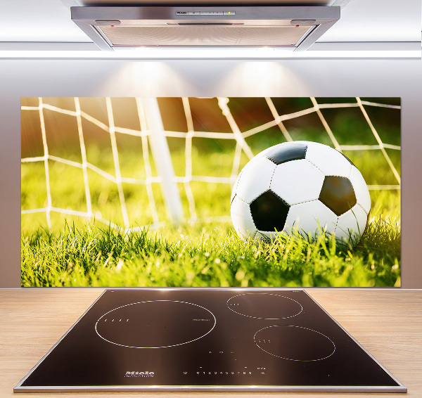 Spatplaat keuken De bal ligt in het doel.