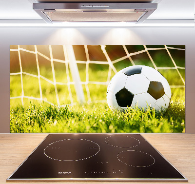 Spatplaat keuken De bal ligt in het doel.