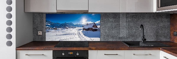 Keuken achterwand Tatragebergte weiden