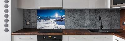 Keuken achterwand Tatragebergte weiden