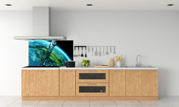 Achterwand keuken Kernraket