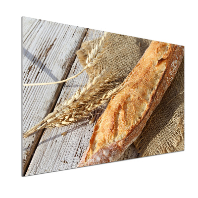 Glazen achterwand keuken Verse baguette