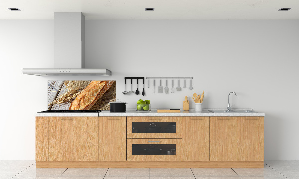 Glazen achterwand keuken Verse baguette