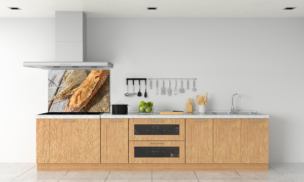 Glazen achterwand keuken Verse baguette