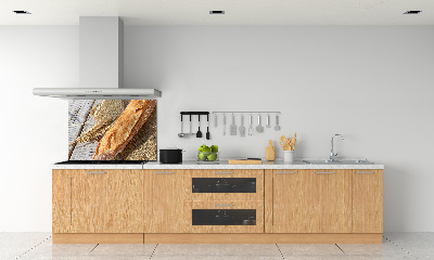 Glazen achterwand keuken Verse baguette