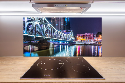 Spatplaat keuken Shanghai-brug