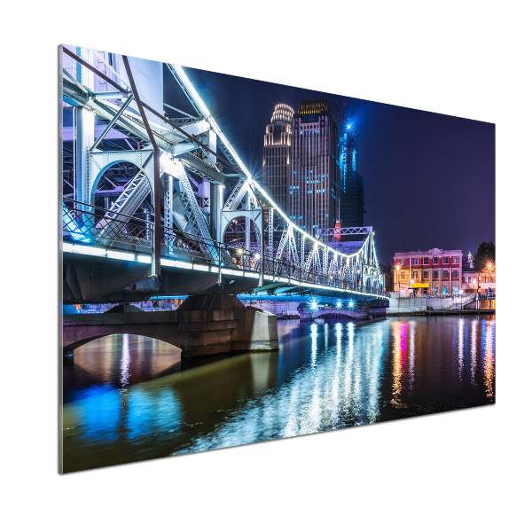 Spatplaat keuken Shanghai-brug