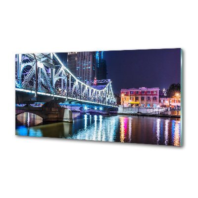 Spatplaat keuken Shanghai-brug