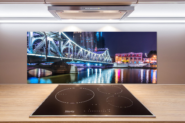 Spatplaat keuken Shanghai-brug