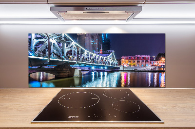 Spatplaat keuken Shanghai-brug