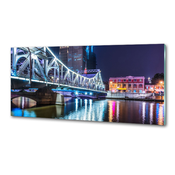 Spatplaat keuken Shanghai-brug