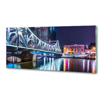 Spatplaat keuken Shanghai-brug