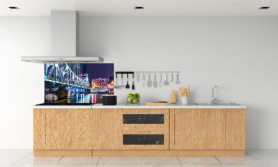 Spatplaat keuken Shanghai-brug