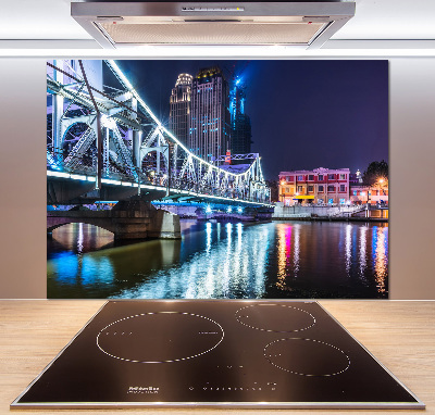 Spatplaat keuken Shanghai-brug