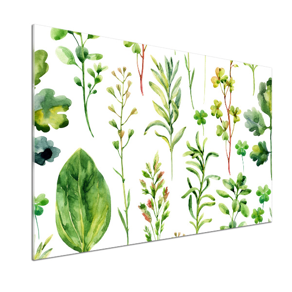 Achterwand keuken Kruiden en onkruid