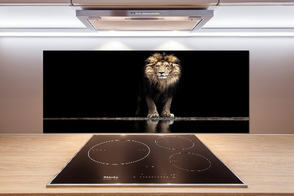 Keuken achterwand Portret van een leeuw