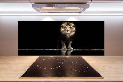 Keuken achterwand Portret van een leeuw