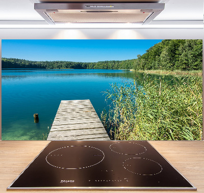 Spatplaat keuken Steiger aan het meer